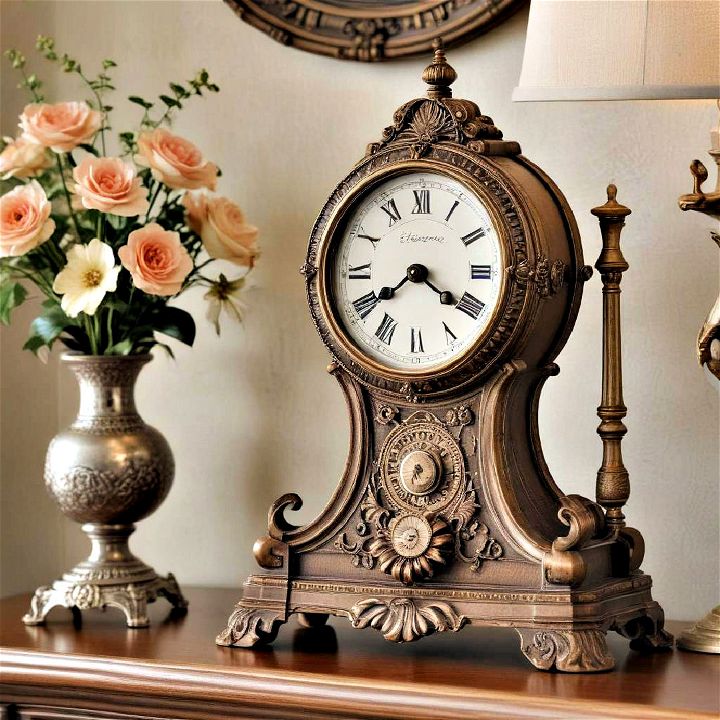 timeless and classic antique clock