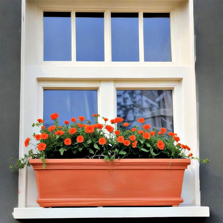 timeless terracotta window box