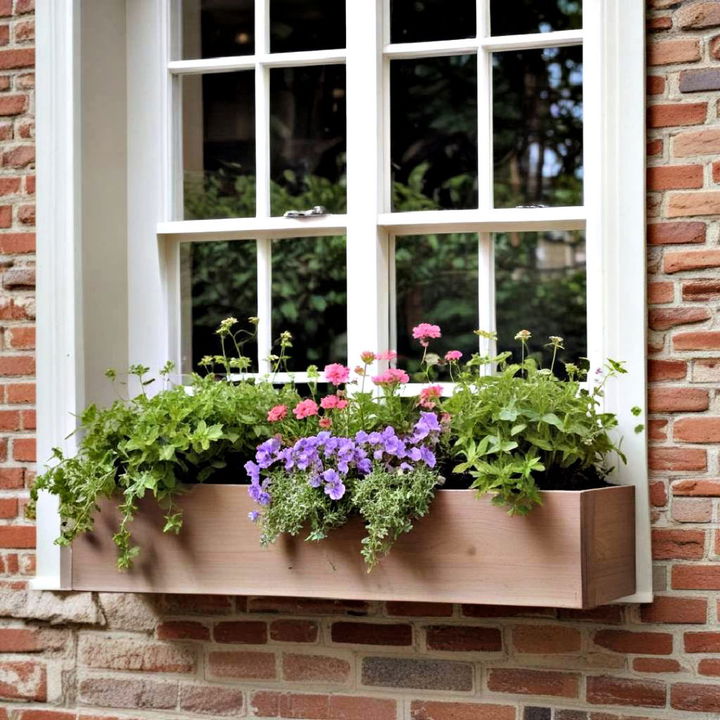 tiny gardens with window boxes