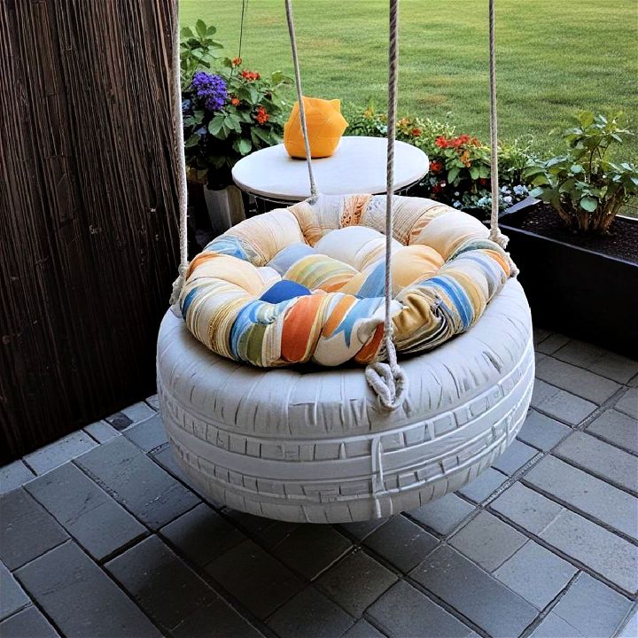 tire swings with cushions