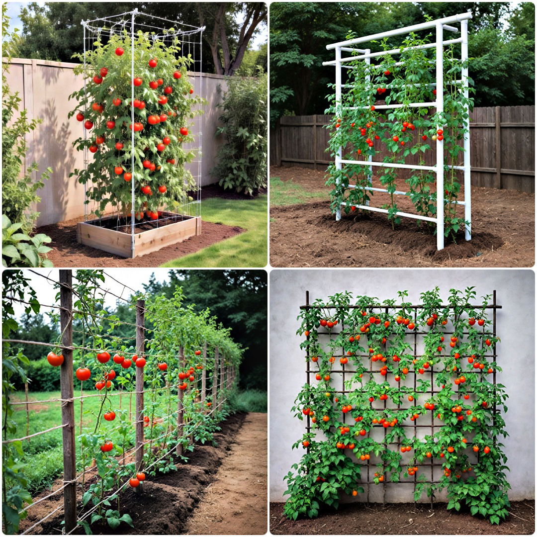 tomato trellis ideas