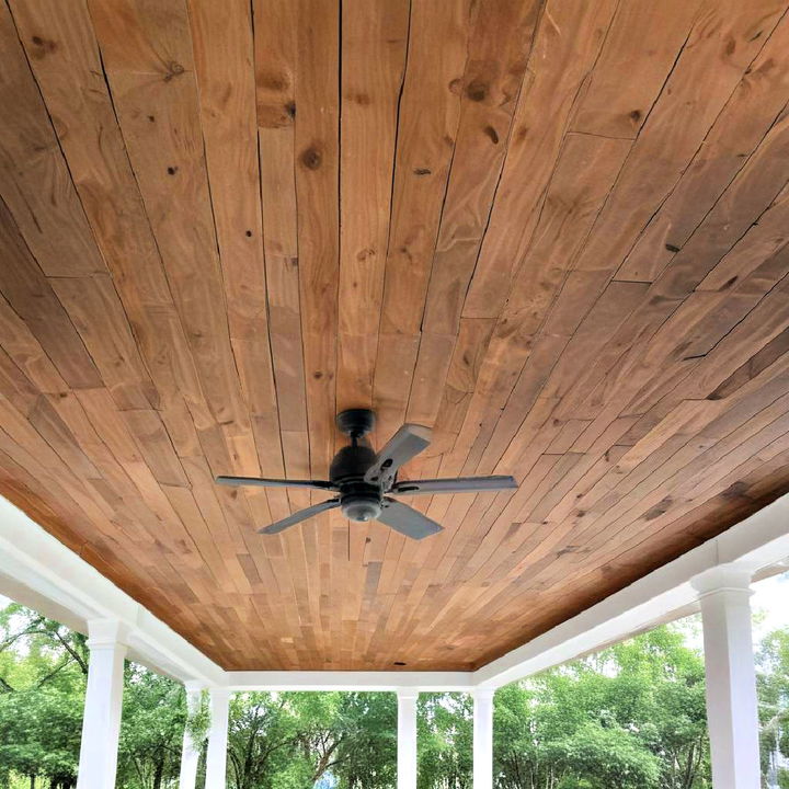 tongue and groove patio ceiling