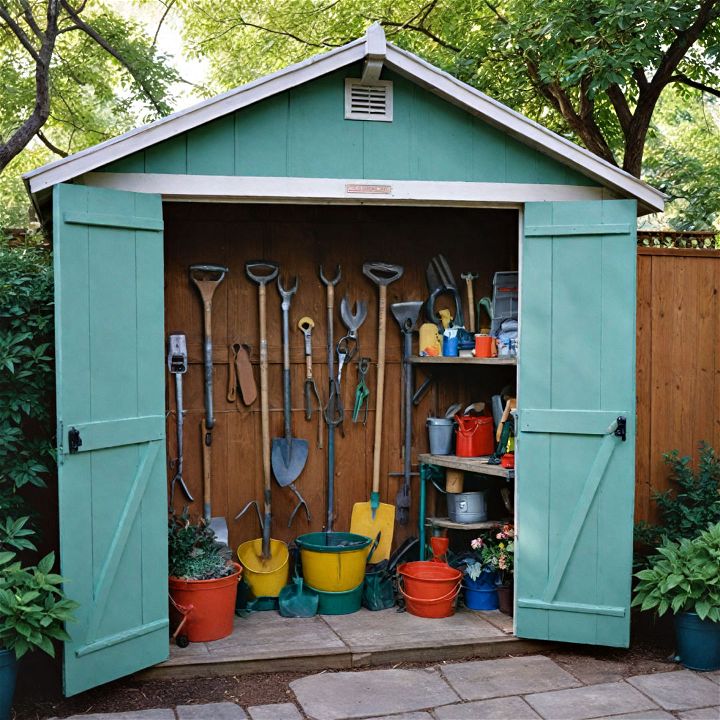 tool shed for garden