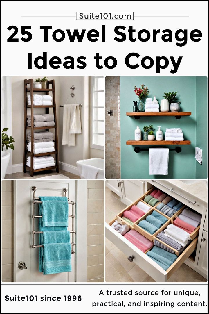 towel storage ideas to copy