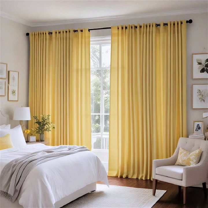 traditional lemon curtains