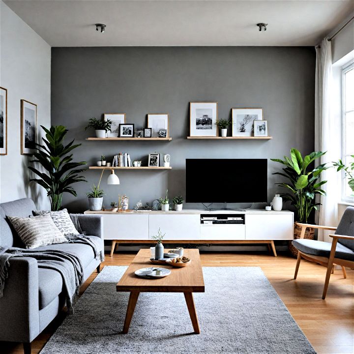 tranquil light and airy scandinavian gray