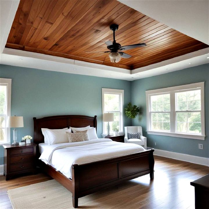 tray ceiling for large bedroom