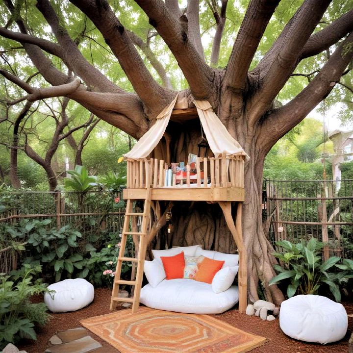 treehouse reading nook