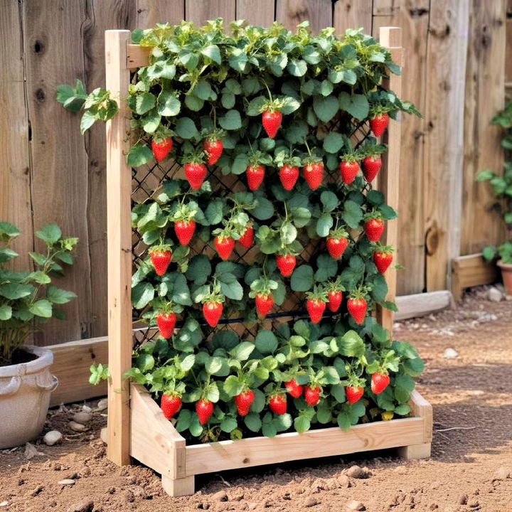 trellis strawberry planter