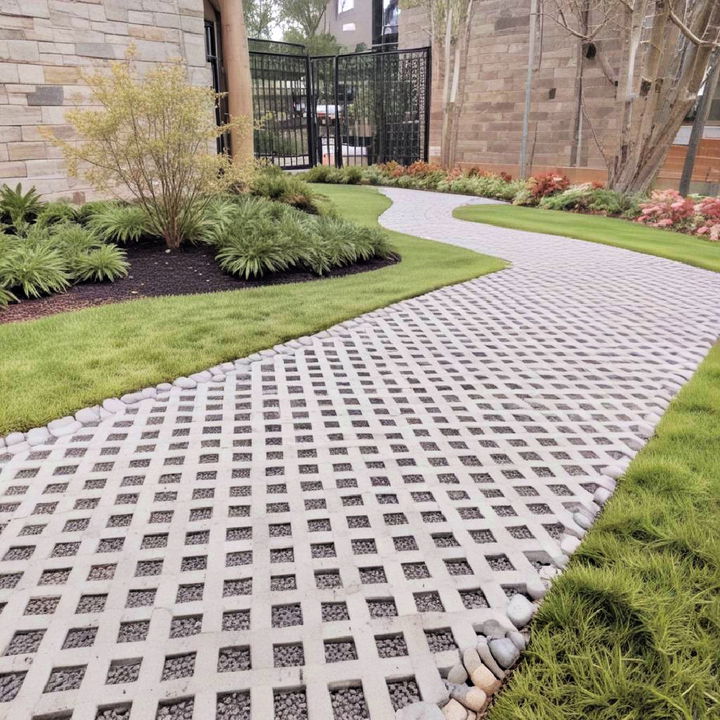 turfstone pavers walkway