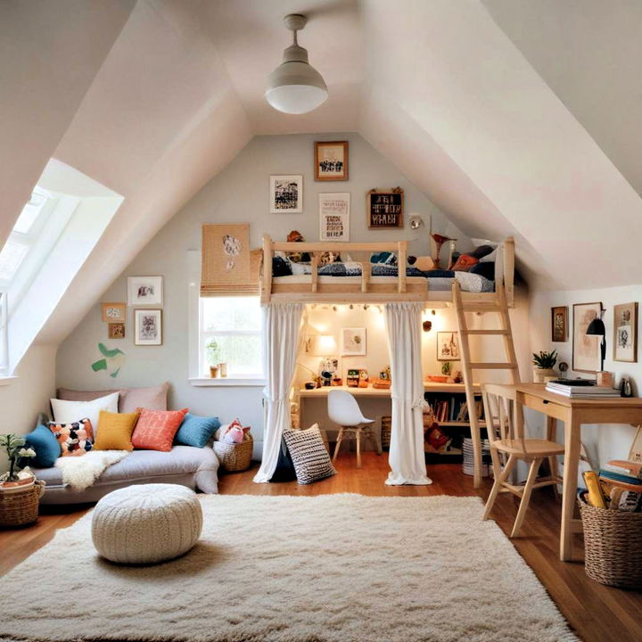 turn an attic into a kid’s adventure haven