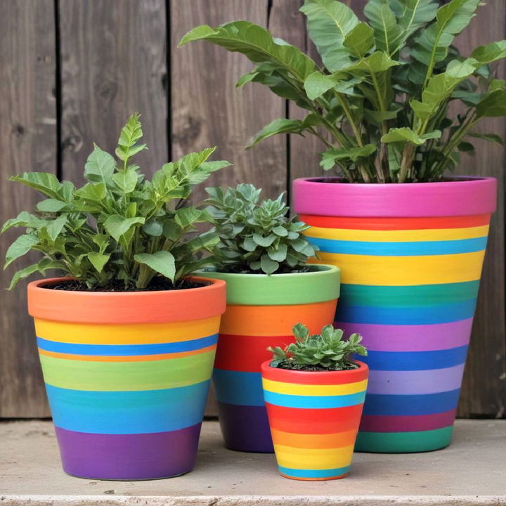 turn your pots into vibrant rainbows