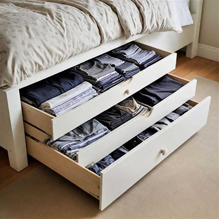 under bed drawers for seasonal clothing