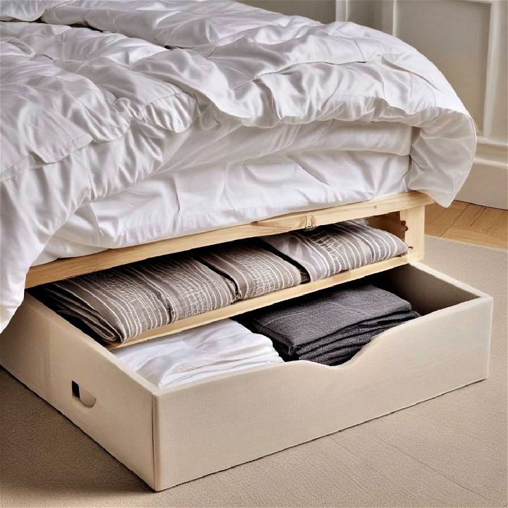 under bed storage boxes idea