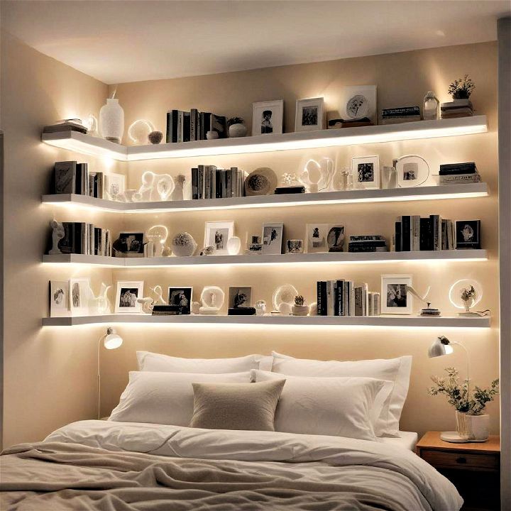 under shelf lighting idea