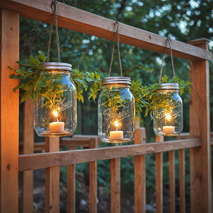 unique DIY mason jar string lights