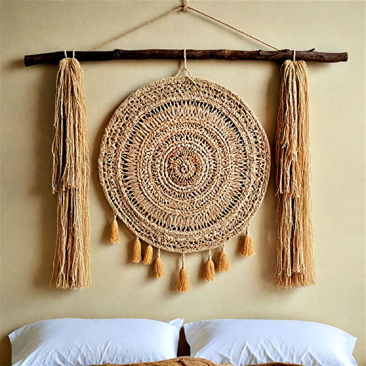 unique and earthy jute wall hanging