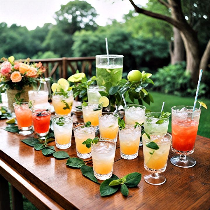 unique and tasty cocktail for wedding