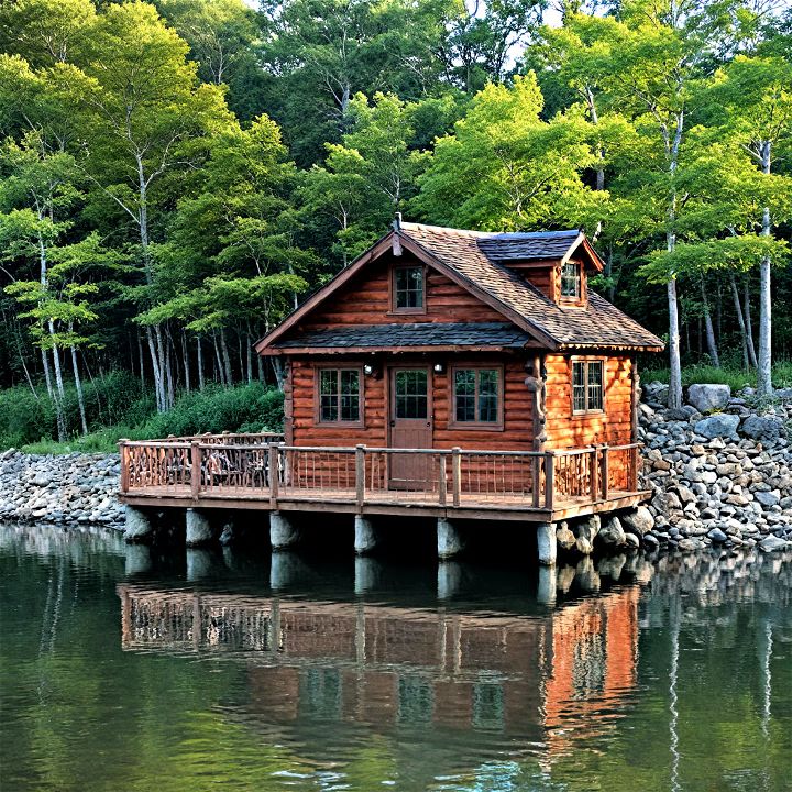 unique boathouse retreat
