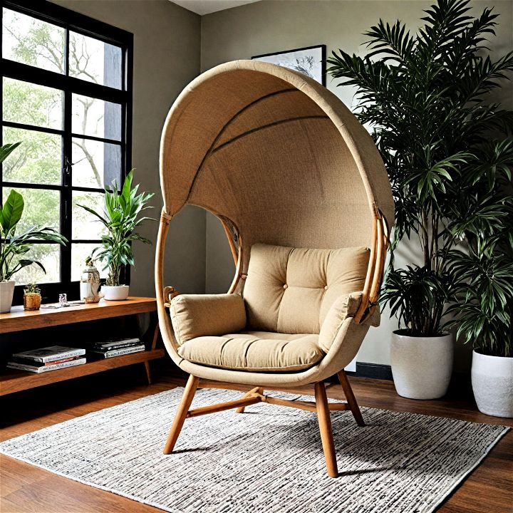 unique canopy chair for bedroom