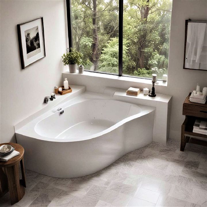 unique corner bathtub design