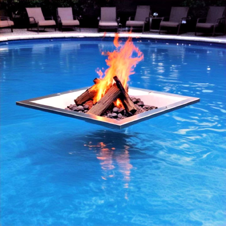 unique floating fire pit