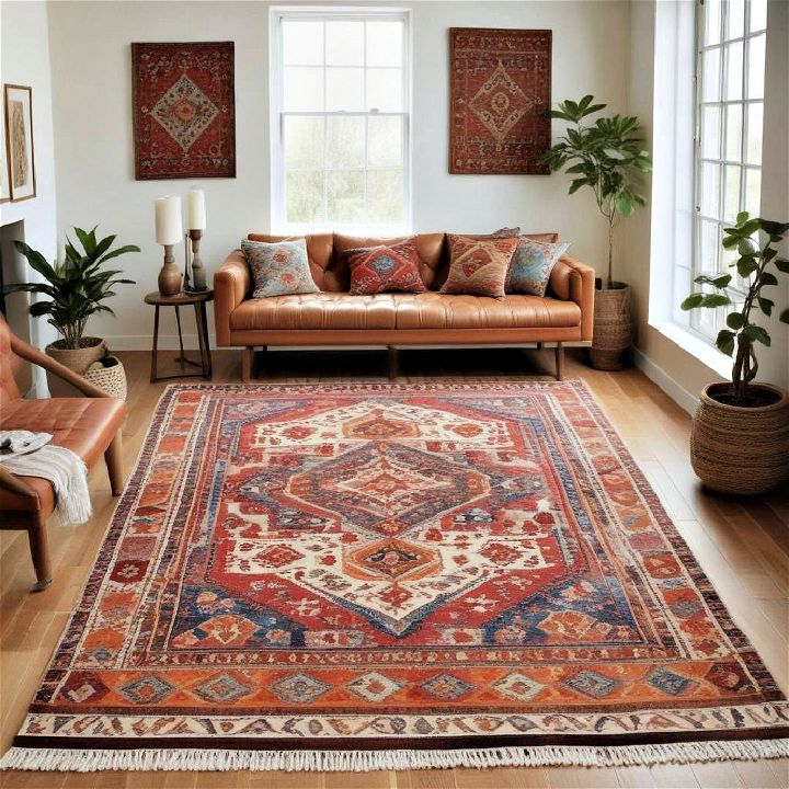 unique kilim rug for living room