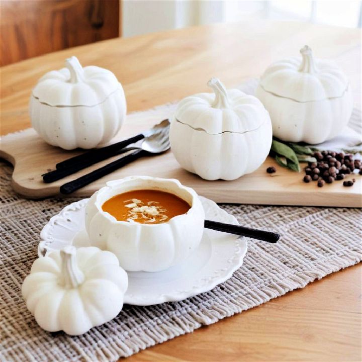 unique pumpkin serving bowls