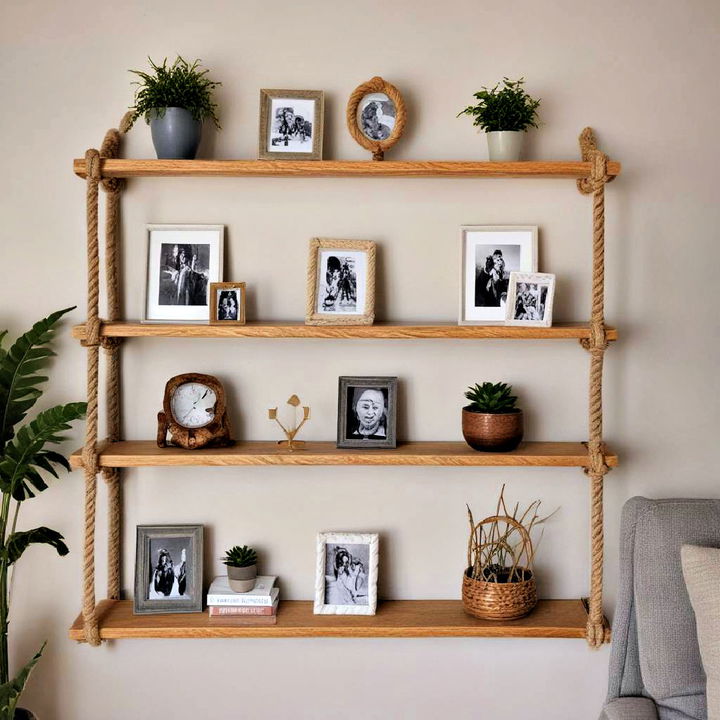 unique rope shelves design