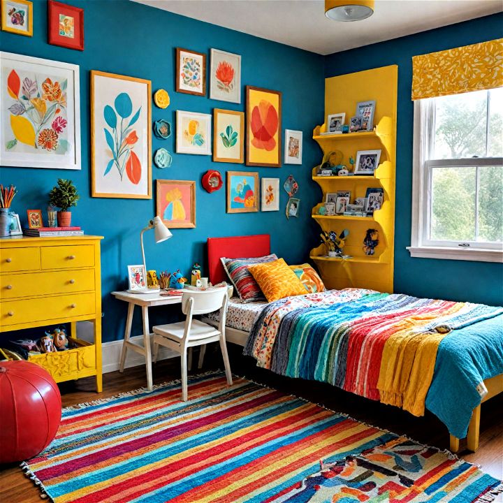 use bright and cheerful colors