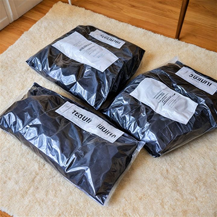 vacuum bags for off season clothes