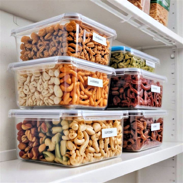 vacuum sealed snack containers
