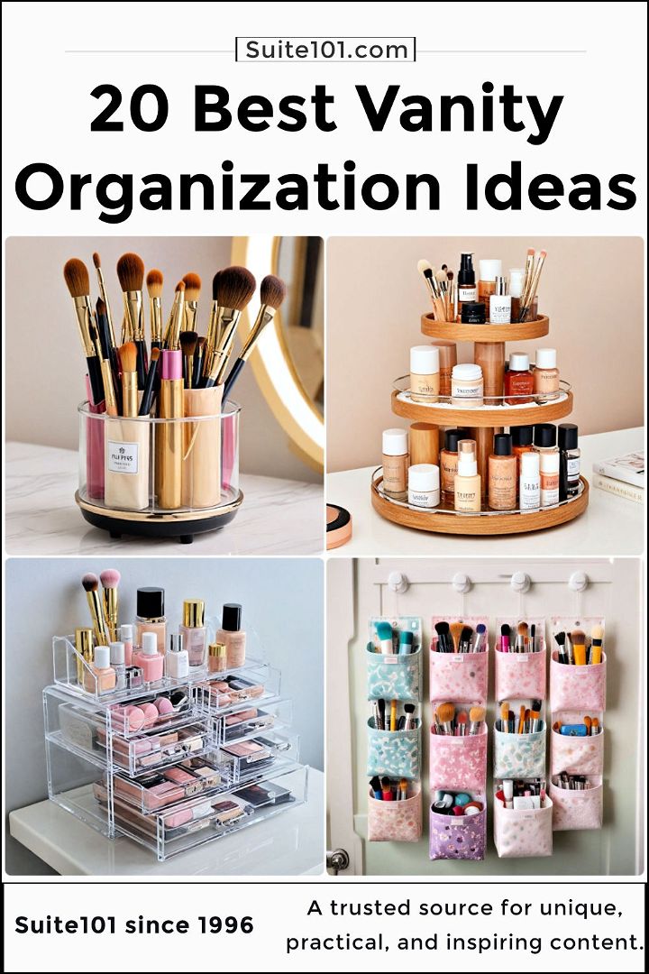vanity organization ideas to copy
