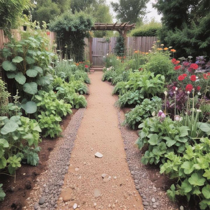 vegetable garden path