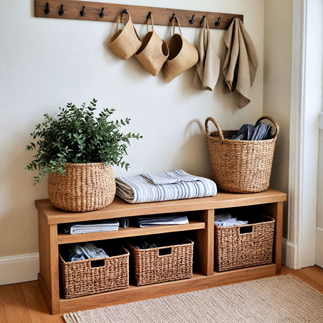 versatile and charming basket storage