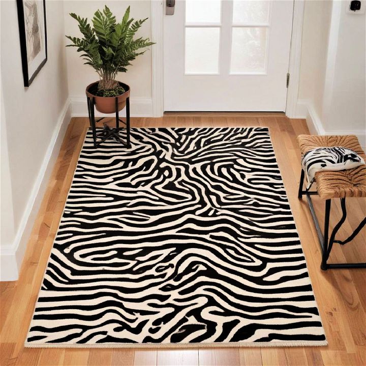 versatile bold animal prints rug