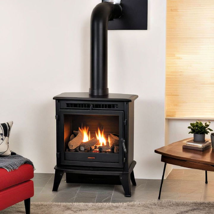 versatile freestanding gas fireplace