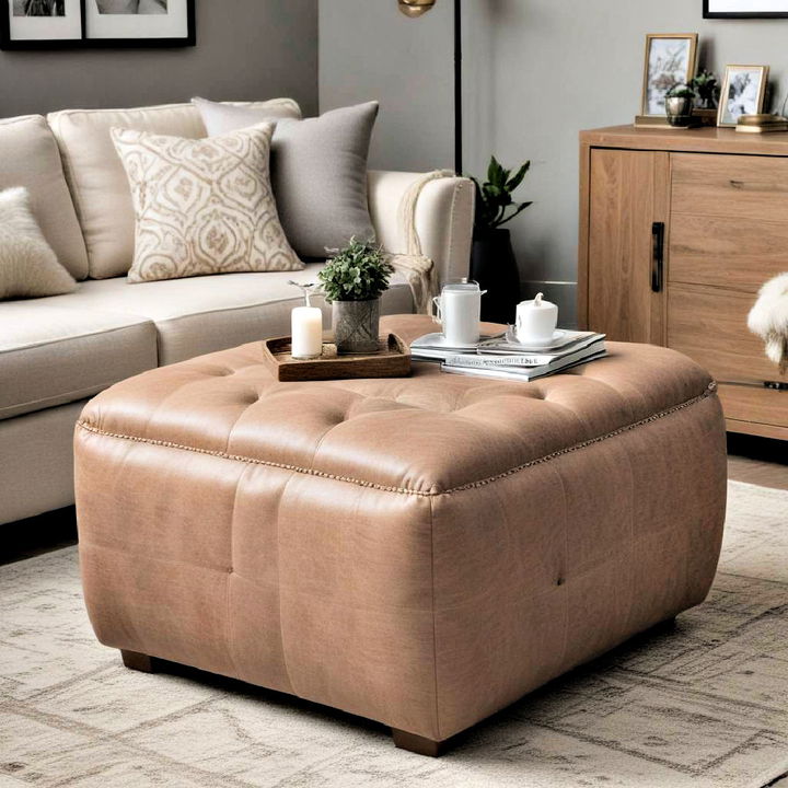 versatile ottoman for any basement