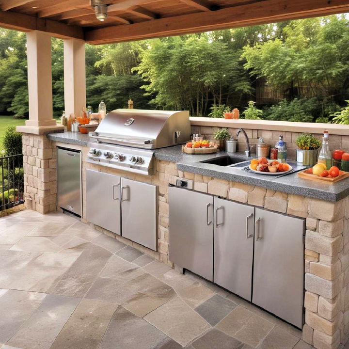 versatile outdoor kitchen