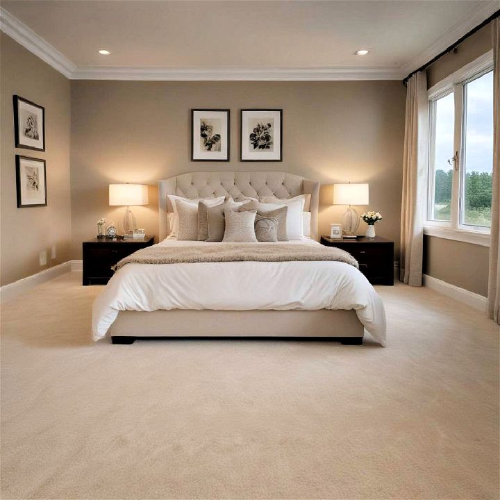 versatile plush beige carpet