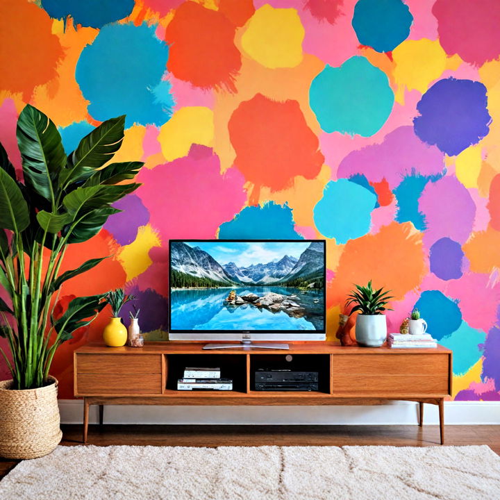 vibrant and colorful backdrop for a pop of fun