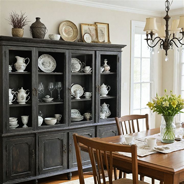 vintage china cabinet to display your treasures