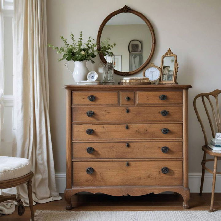 vintage furniture pieces for country bedroom