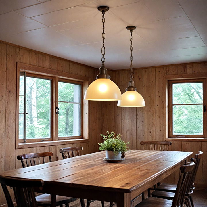 vintage lighting fixtures for cabin