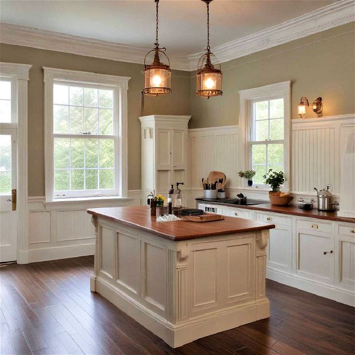 wainscoting to elevate your kitchen s look
