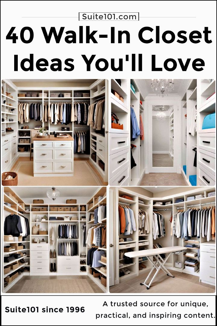 walk in closet ideas to try