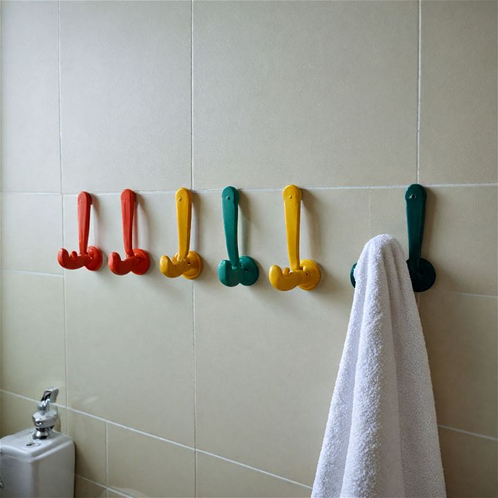 wall hooks for apartment bathroom