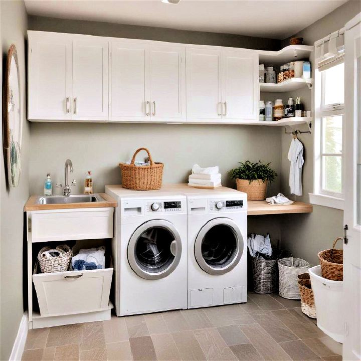 wall mounted cabinets for laundry room