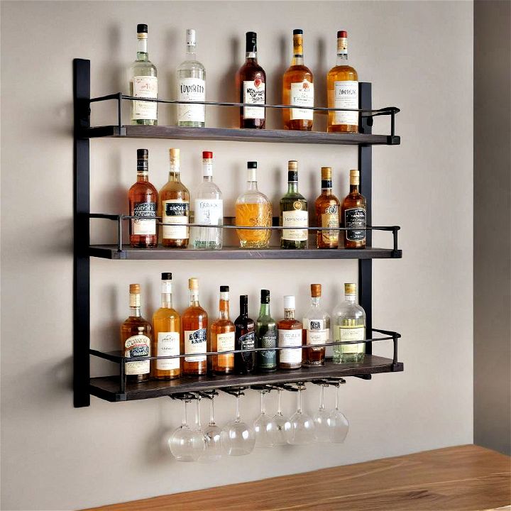 wall mounted shelf for a space saving solution