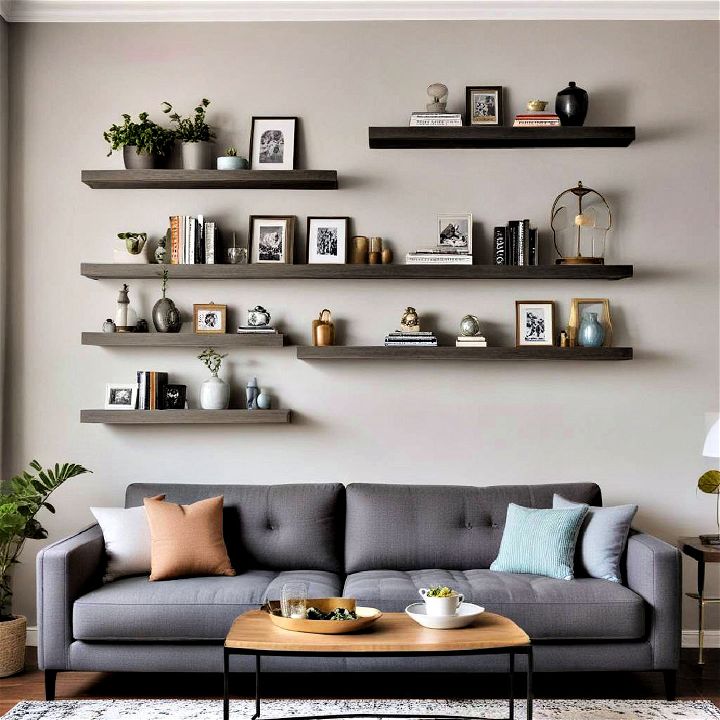 wall shelves for additional storage